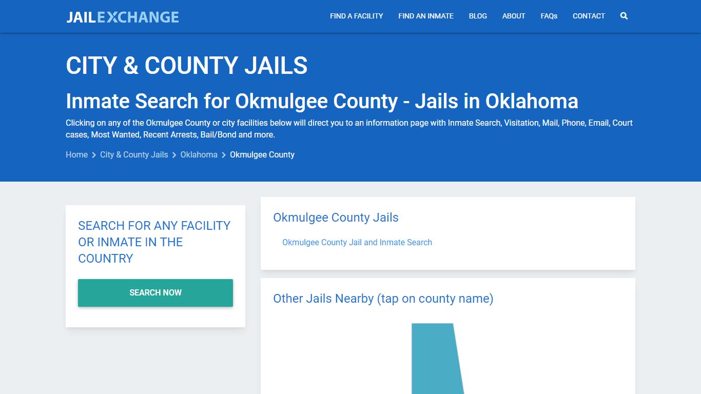 Inmate Search for Okmulgee County | Jails in Oklahoma - Jail Exchange